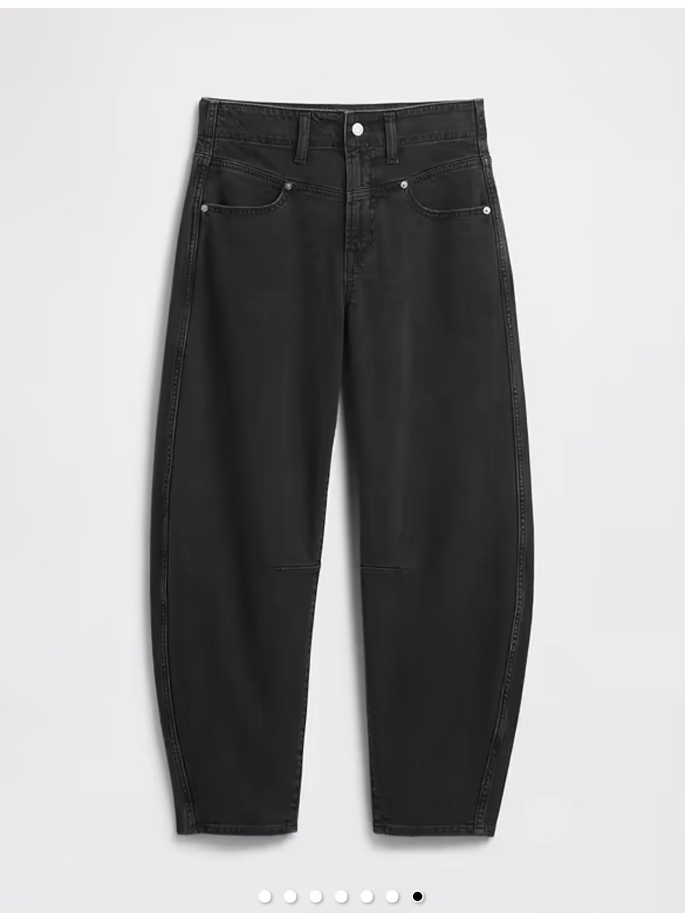 Black High-Waist Relaxed Fit Jeans